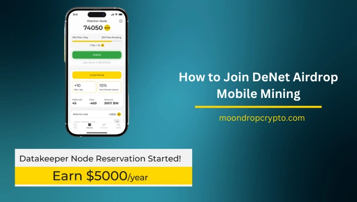 How to Join DeNet Airdrop Mobile Mining